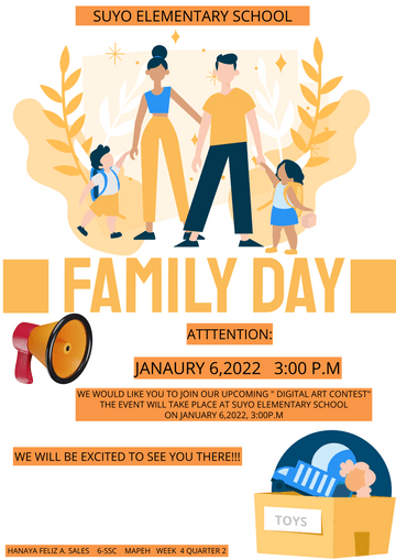 Family Day Activity Poster | Visual Paradigm User-Contributed Diagrams ...